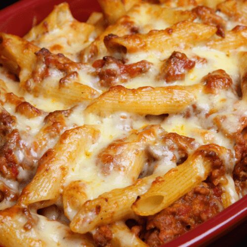 Mexican Rigatoni With Cheese