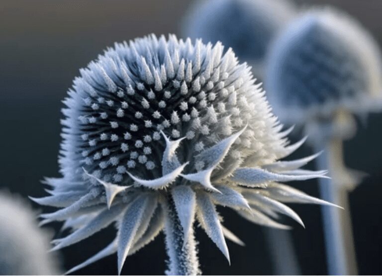 Globe Thistle Close up