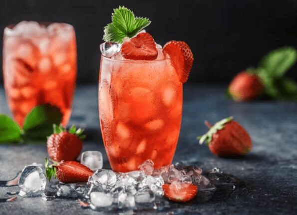 Strawberry Lemonade Ice