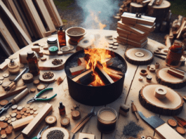 DIY Wood Burning Fire Pit