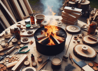 DIY Wood Burning Fire Pit Projects DIY Wood Burning Fire Pit