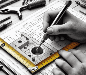 Step 1 Measure and mark the location of the pilot hole