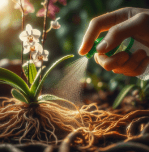 Fertilizing Orchid