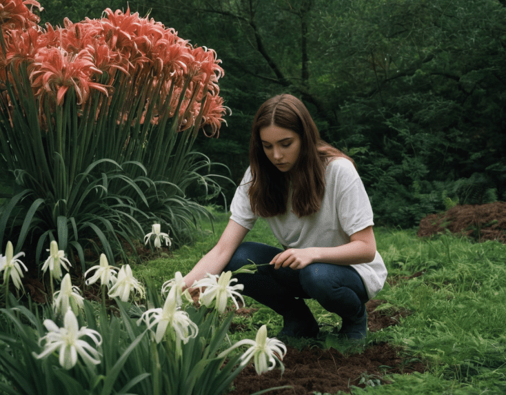 Planting Spider Lilies