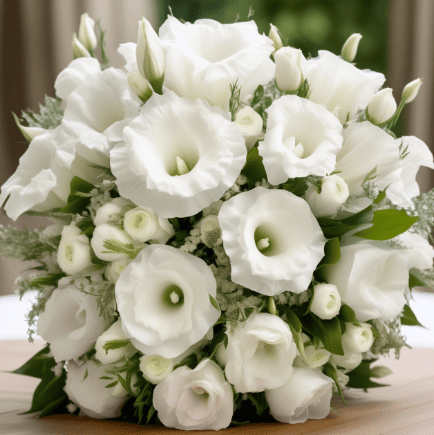 White Lisianthus