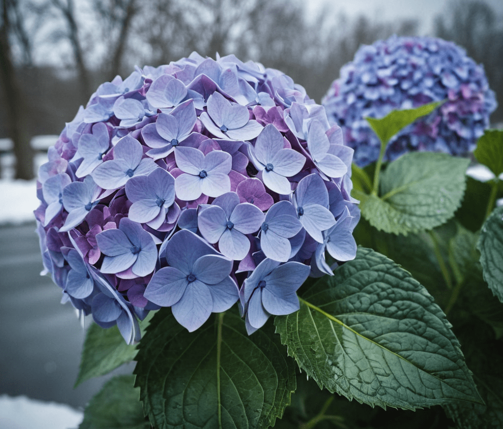 Hydrangeas in Winter