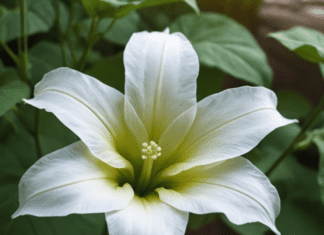 Moon flower – A Celestial Beauty for Your Garden ipomoea alba