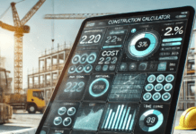 Construction Calculator For Material, Cost, And Timeline Estimation construction calculator