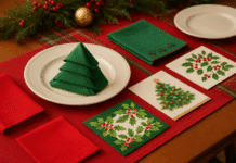 Christmas Napkins: Simple Ideas for a Festive Holiday Table Christmas Napkins