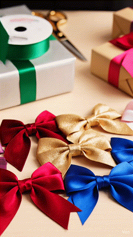 Hand-Tied Ribbon Bows Hand-Tied Ribbon Bows