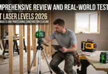 The 5 Best Laser Levels in 2026 (Tested & Reviewed) Top rated green beam laser levels for 2026 used on a construction site