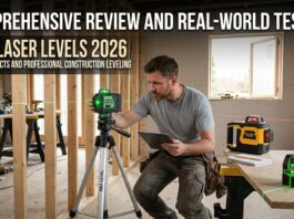 The 5 Best Laser Levels in 2026 (Tested & Reviewed) Top rated green beam laser levels for 2026 used on a construction site