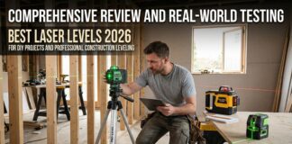 The 5 Best Laser Levels in 2026 (Tested & Reviewed) Top rated green beam laser levels for 2026 used on a construction site