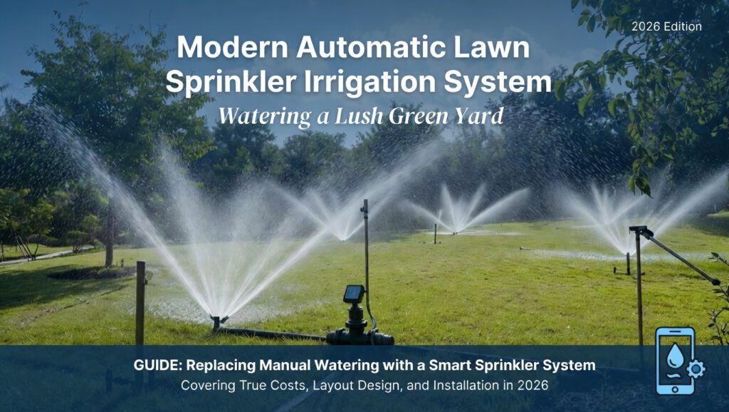 Stop Dragging Hoses: Sprinkler Irrigation System Cost & Install