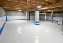 Crawl Space Vapor Barrier (2026): 20-Mil Install Guide A clean, encapsulated crawl space with a professionally installed 20-mil white vapor barrier on the floor and foundation walls
