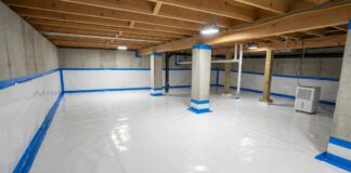 Crawl Space Vapor Barrier (2026): 20-Mil Install Guide A clean, encapsulated crawl space with a professionally installed 20-mil white vapor barrier on the floor and foundation walls
