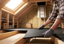 Attic Decking Panels: The Best Flooring for Small Attic Hatches (2026) Installing lightweight attic decking panels over joists near a small attic hatch.