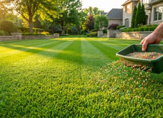 Best Fertilizer for Bermuda Grass 2026: The Ultimate Pro Guide Vibrant green Bermuda grass lawn with professional fertilizer application.