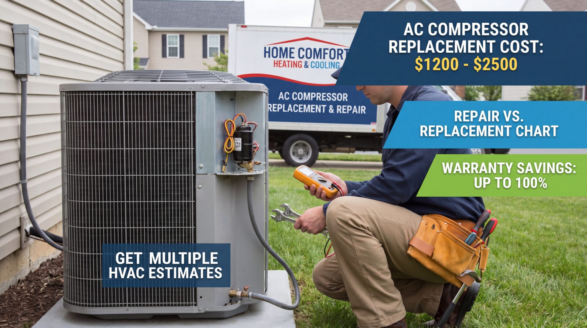 AC Compressor Replacement Cost: Repair vs Replace Guide