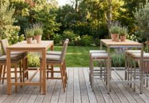 Bar Height vs Counter Height Patio Furniture: Which Is Best? Bar height and counter height patio furniture sets compared side by side on an outdoor deck