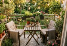 Best Patio Furniture for Small Patios, Decks & Balconies Compact patio furniture with a small bistro table and chairs on a cozy balcony garden