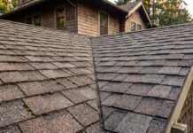 Closed Valley Roof: What It Is, Why It Leaks & When Replacement Makes Sense A close-up of a closed valley roof installation with asphalt shingles cut neatly along the roof valley