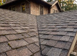 Closed Valley Roof: What It Is, Why It Leaks & When Replacement Makes Sense A close-up of a closed valley roof installation with asphalt shingles cut neatly along the roof valley