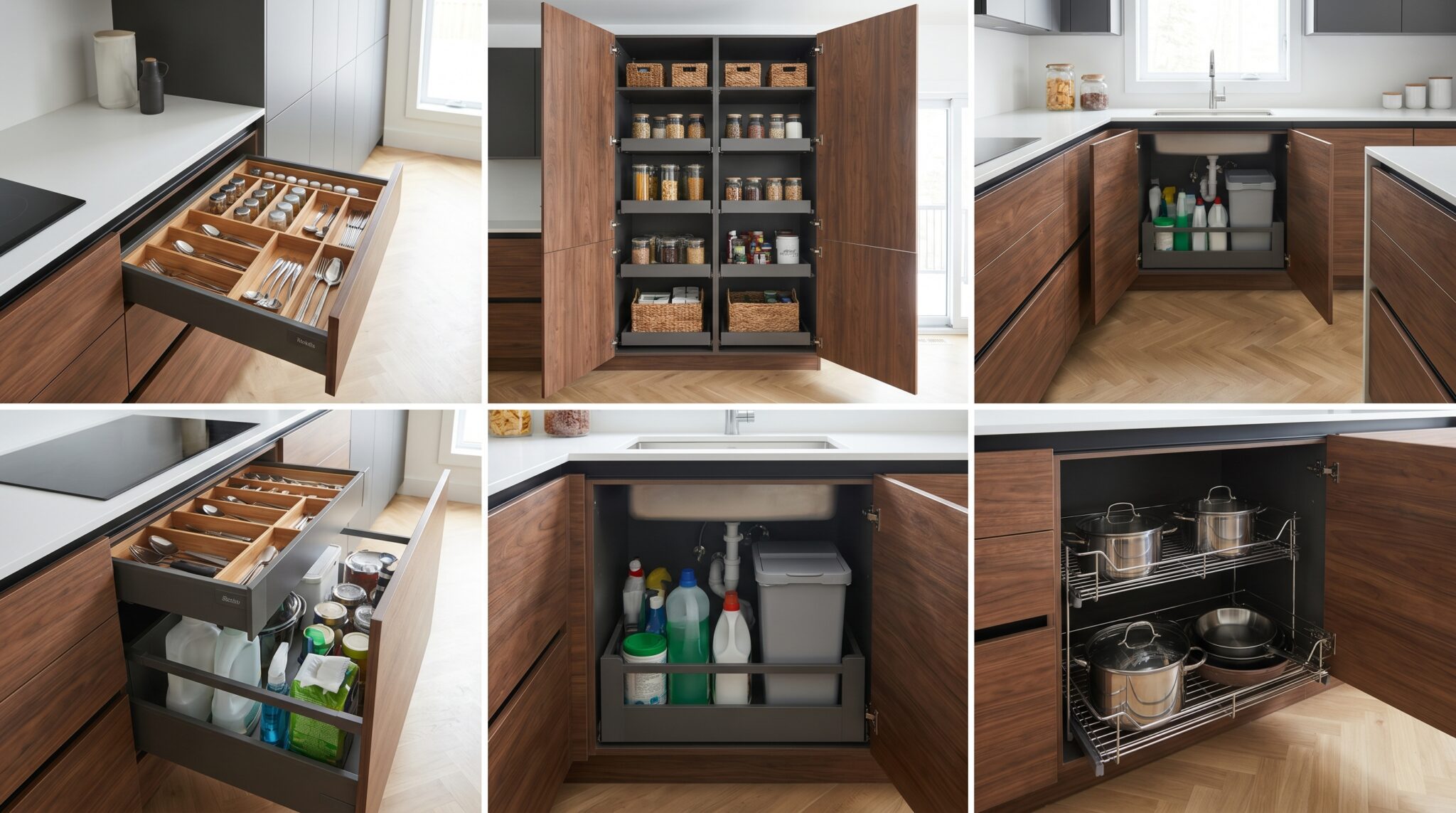 Best Pull Out Drawers for Cabinets: Kitchen, Pantry, Sink & Storage Options