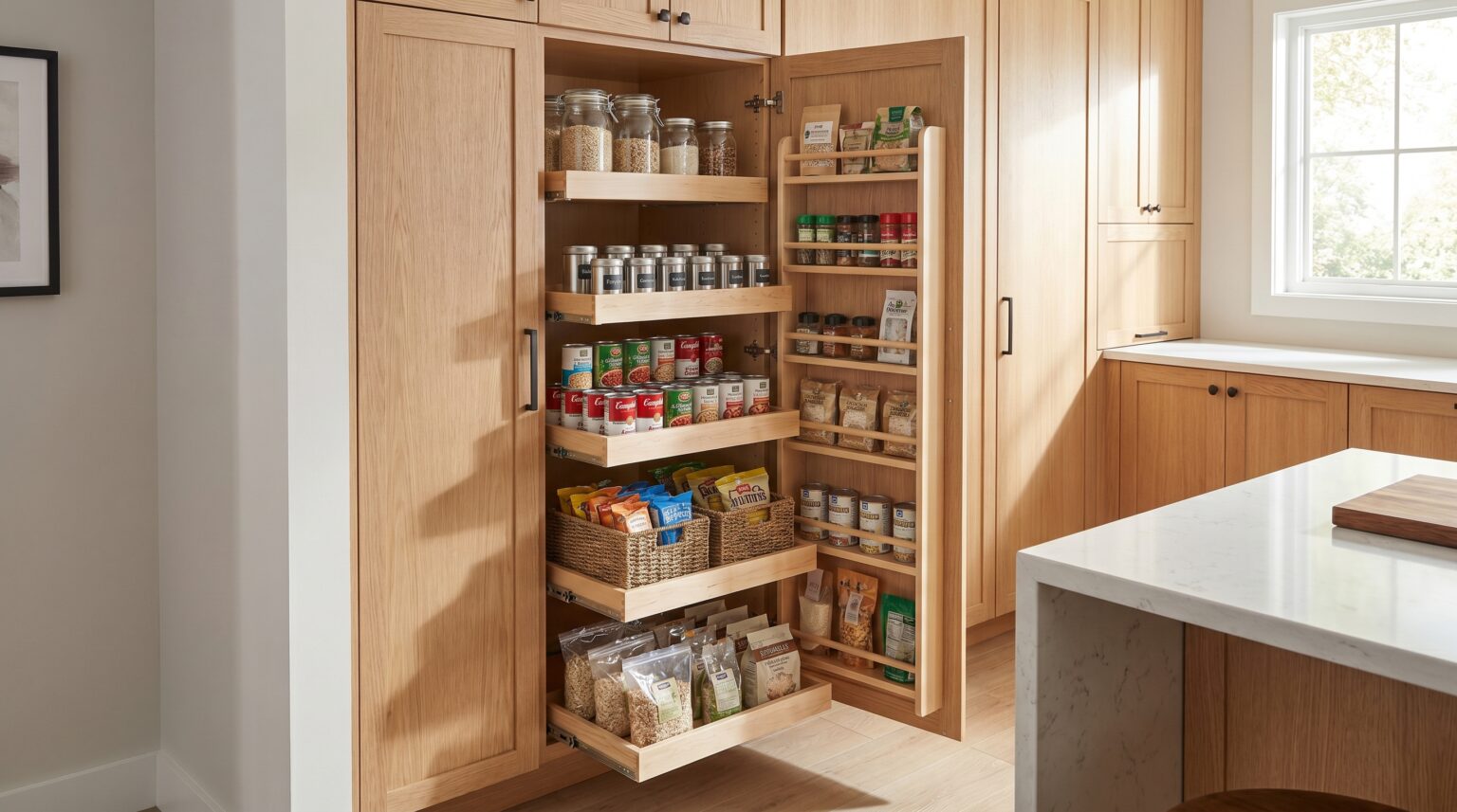 Best Pull Out Pantry Cabinets: Slide-Out Systems, Racks & Tall Organizers