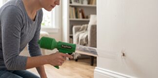 BugZooka Review: How It Works, Parts, Assembly & Where to Buy BugZooka bug catcher vacuum used to catch a spider indoors without touching or squishing it