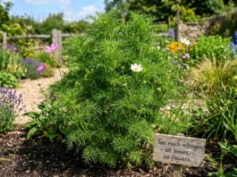 Why Are My Cosmos Not Blooming? 10 Causes & Fixes Cosmos plant with green foliage and few flowers in a sunny garden showing why cosmos may not bloom