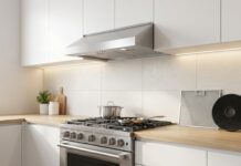 Do Ductless Range Hoods Really Work? Pros, Limits & What to Expect Ductless range hood with grease filter and charcoal filter above a kitchen stove