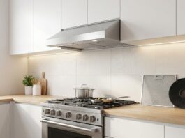 Do Ductless Range Hoods Really Work? Pros, Limits & What to Expect Ductless range hood with grease filter and charcoal filter above a kitchen stove