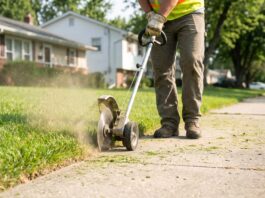 Best Lawn Edger: 9 Smart Picks for Clean Yard Edges Best lawn edger creating a clean edge along a sidewalk and grass border