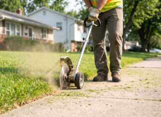 Best Lawn Edger: 9 Smart Picks for Clean Yard Edges Best lawn edger creating a clean edge along a sidewalk and grass border