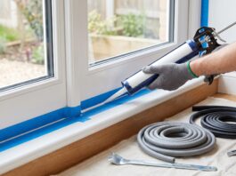 How to Reseal Windows: 7 Fixes for Drafts, Leaks, Caulk Gaps & Failed Seals Homeowner resealing a window frame with caulk to stop drafts and leaks