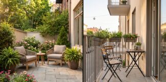 Patio vs Balcony: Key Differences, Best Uses & Furniture Ideas Patio vs balcony comparison showing ground-level patio and apartment balcony