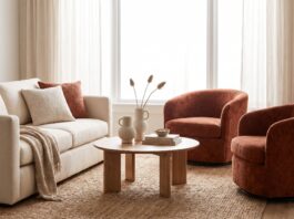 Swivel Accent Chairs: 9 Best Picks for Living Rooms, Sets & Small Spaces Swivel accent chairs in a stylish living room seating area