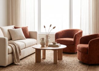 Swivel Accent Chairs: 9 Best Picks for Living Rooms, Sets & Small Spaces Swivel accent chairs in a stylish living room seating area