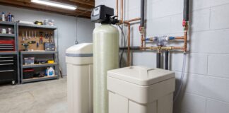 Water Softener Repair: Costs, Common Problems & When to Call a Pro Water softener repair showing a home water softener system with brine tank and plumbing connections
