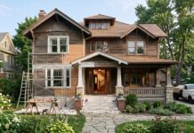 Home Restoration: Costs, Services & How to Choose a Contractor (2026) Historic American home undergoing careful exterior and interior restoration